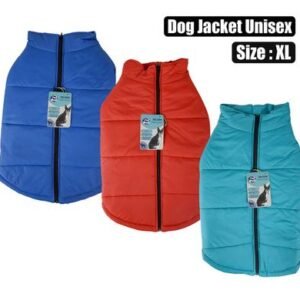 Pet dog jacket with zip unisex-xl
