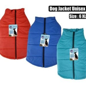 Pet dog jacket with zip unisex-6xl