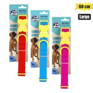Pet dog collar pvc 2.5x40-60cm large