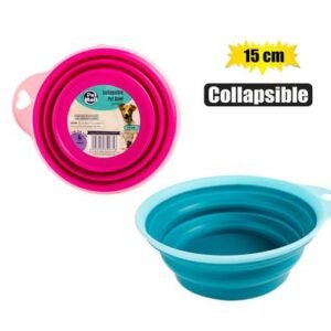 Pet dog/cat bowl collapsible small - 2 Pack