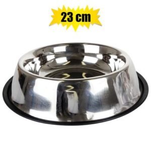 Pet dog/cat bowl s/s 23cm 96oz