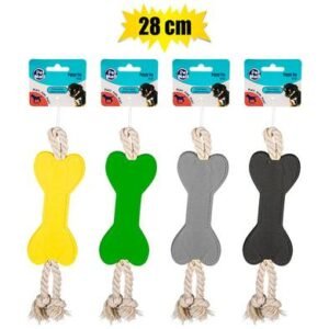 Pet toy puppy chews with rope 28cm