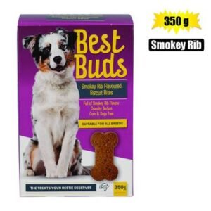 Best buds dog biscuits smokey 350g